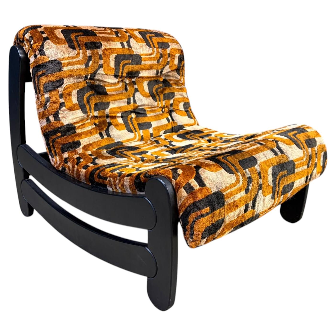 Sillón de estilo brutalista de los setenta, década de 1970 en venta