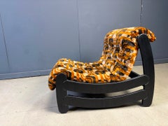 Seventies brutalist lounge chair, 1970s