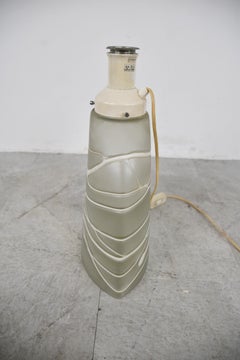 Glass Table Lamp by Peil and Putzler, 1960s
