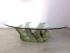 Brass Bear Coffee Table, 1970s