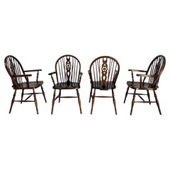 Beautiful english windsor style dining chairs, set of 4