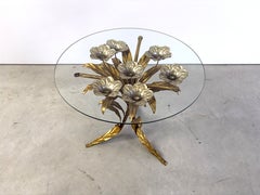 Vintage coco chanel style side table Hans Kögl, 1960s