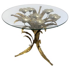 Vintage coco chanel style side table Hans Kögl, 1960s