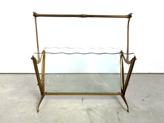 Italian magazine rack, 1950s