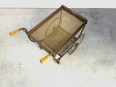Serving Trolley in Perforated Metal by Josef Frank for Svenskt Tenn, Sweden, 195