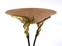Stehlampe im Vintage-Art-déco-Stil „Ligne D“, 1980er Jahre