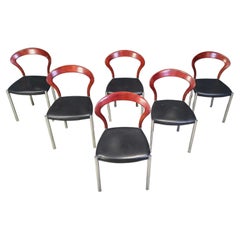 Vintage Lotus Chairs by Hartmut Lohmeyer for Kusch & Co., 1970s, Set of 6