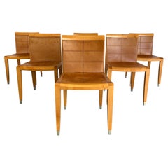 Aro Dining chairs by Chi Wing Lo Chairs for Giorgetti, Italy - set of 6