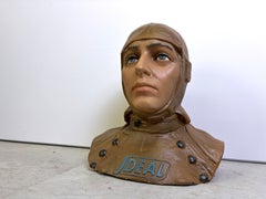 Rare J deal plaster advertising sculpture, 1960s