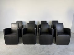 Sillones J. Lang, diseñados por Philippe Starck para Aleph, década de los 80, juego de 8
