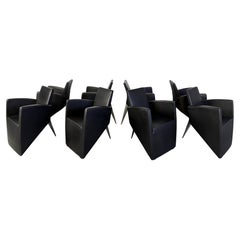 Sillones J. Lang, diseñados por Philippe Starck para Aleph, década de los 80, juego de 8