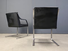 Set of 6 Rudolf Glatzel armchairs for Knoll Art Collection, 1980s