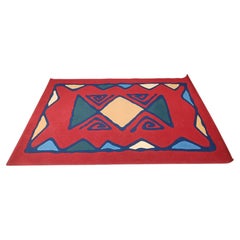Post modern rug, 1980s