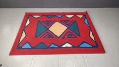 Post modern rug, 1980s