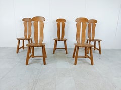 Chaises de salle à manger vintage par Depuydt, Belgique, ensemble de 5 - années 1960
