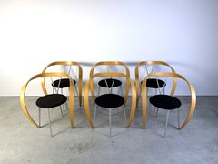Sedie da pranzo Rever di Andrea Branzi per Cassina, 1993, set da 6