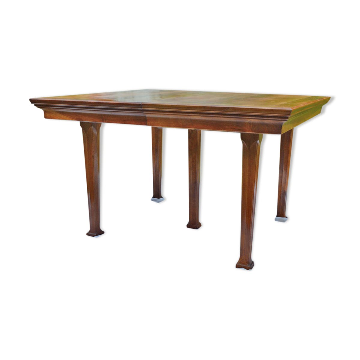 French Art Nouveau Walnut Dining Table Circa 1900 For At 1stdibs