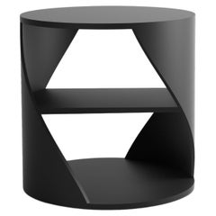 MYDNA Side Table, Contemporary Nightstand in Black by Joel Escalona