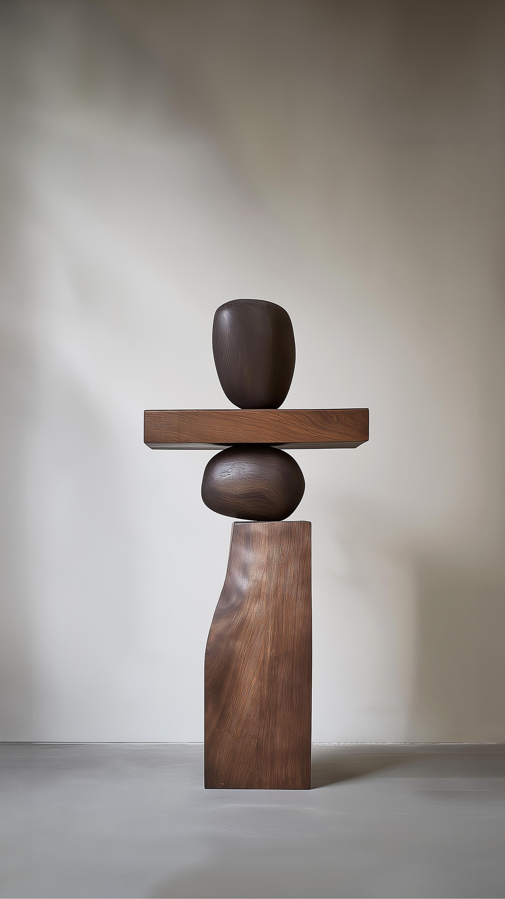 Moderno Scultura in legno contemporanea Lull No101 di NONO - Perfetta per gli interni moderni in vendita