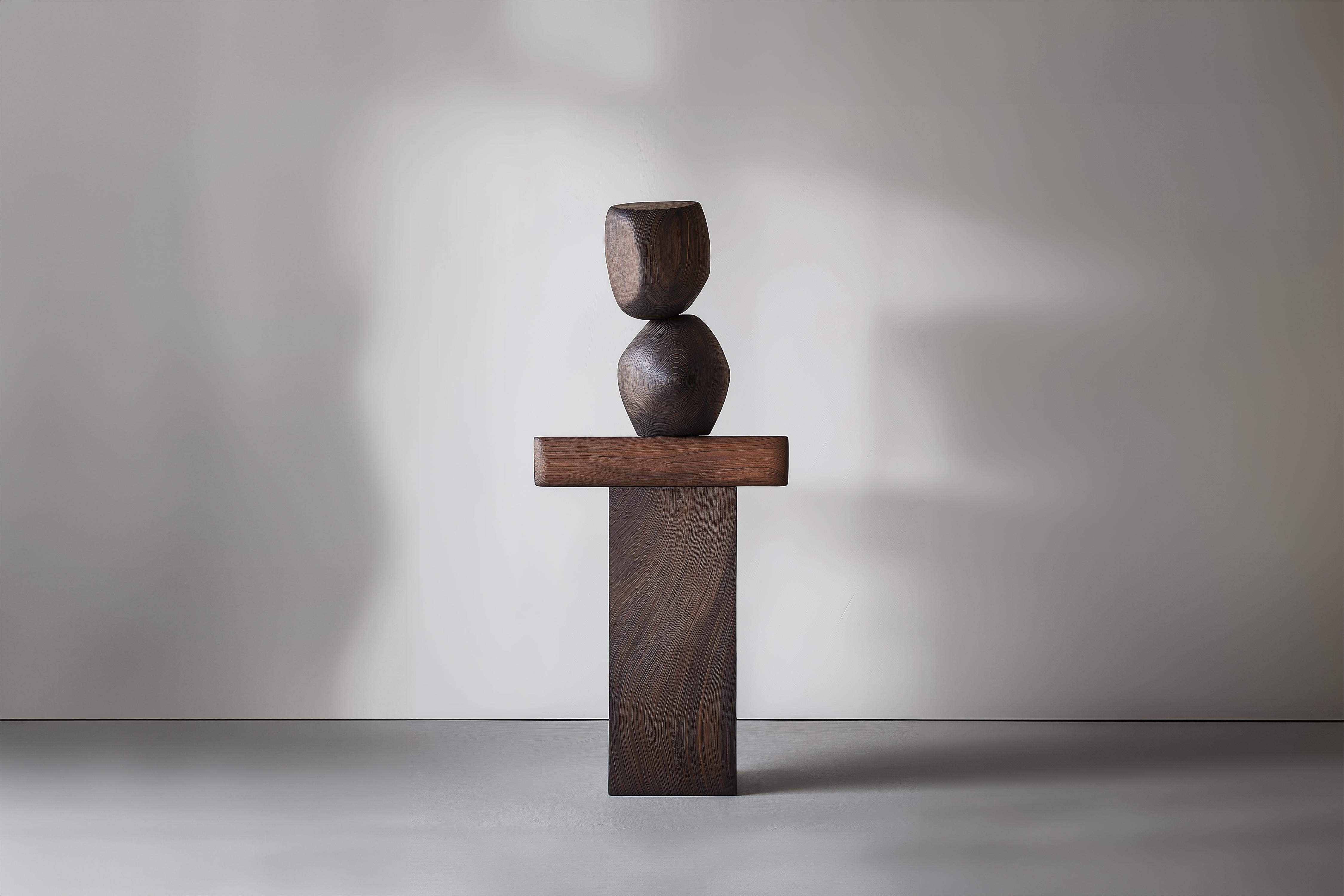 Artisanat d'art Lull No102 - Sculpture totem en bois par Joel Escalona Neuf - En vente à Ciudad de México, CDMX