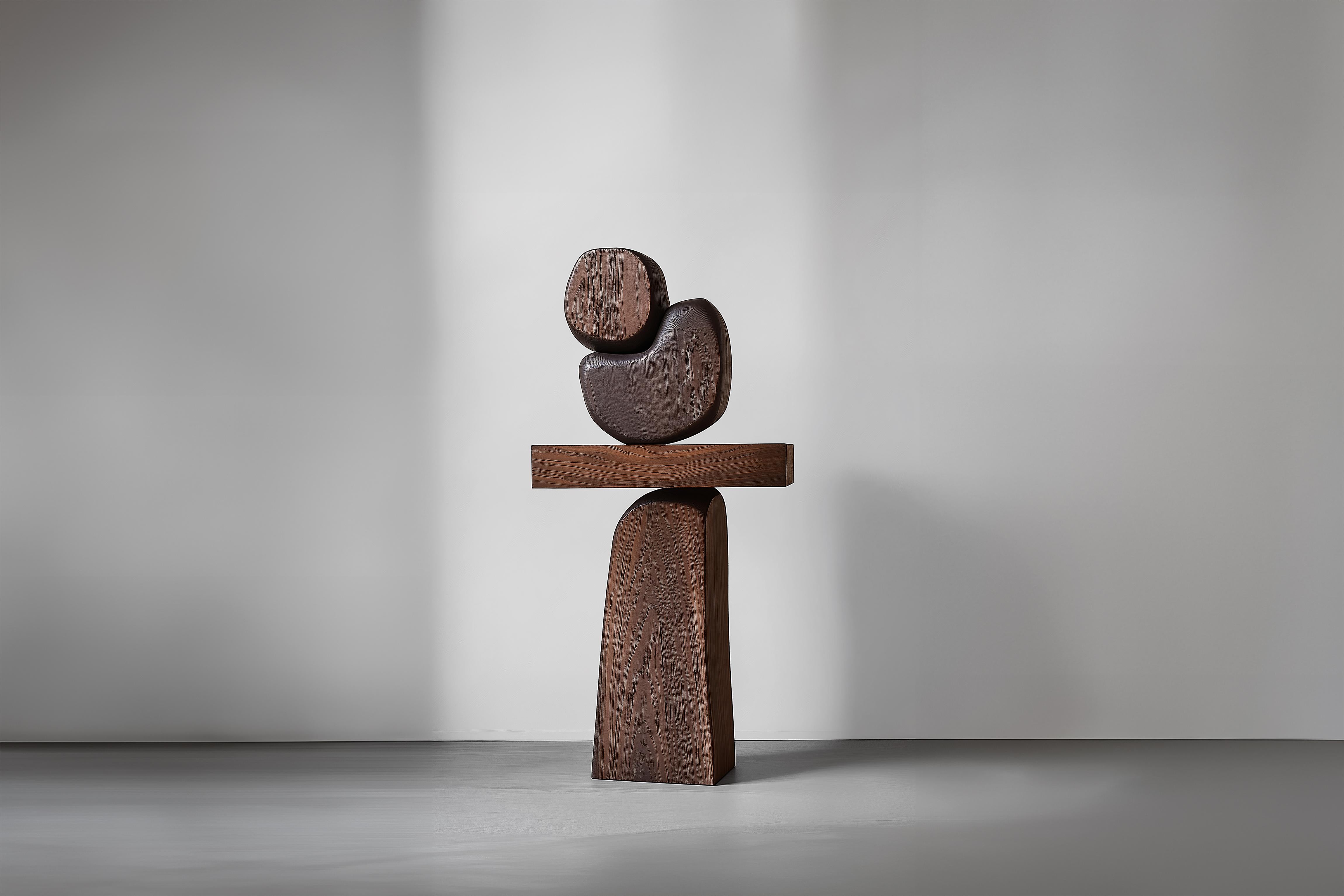 Lull No103 Escultura moderna de madera - Una pieza impactante de NONO

---
El equilibrio y la tensión son el núcleo de estas esculturas. La interacción entre las formas suaves y redondeadas y las bases sólidas y angulosas crea un delicado equilibrio