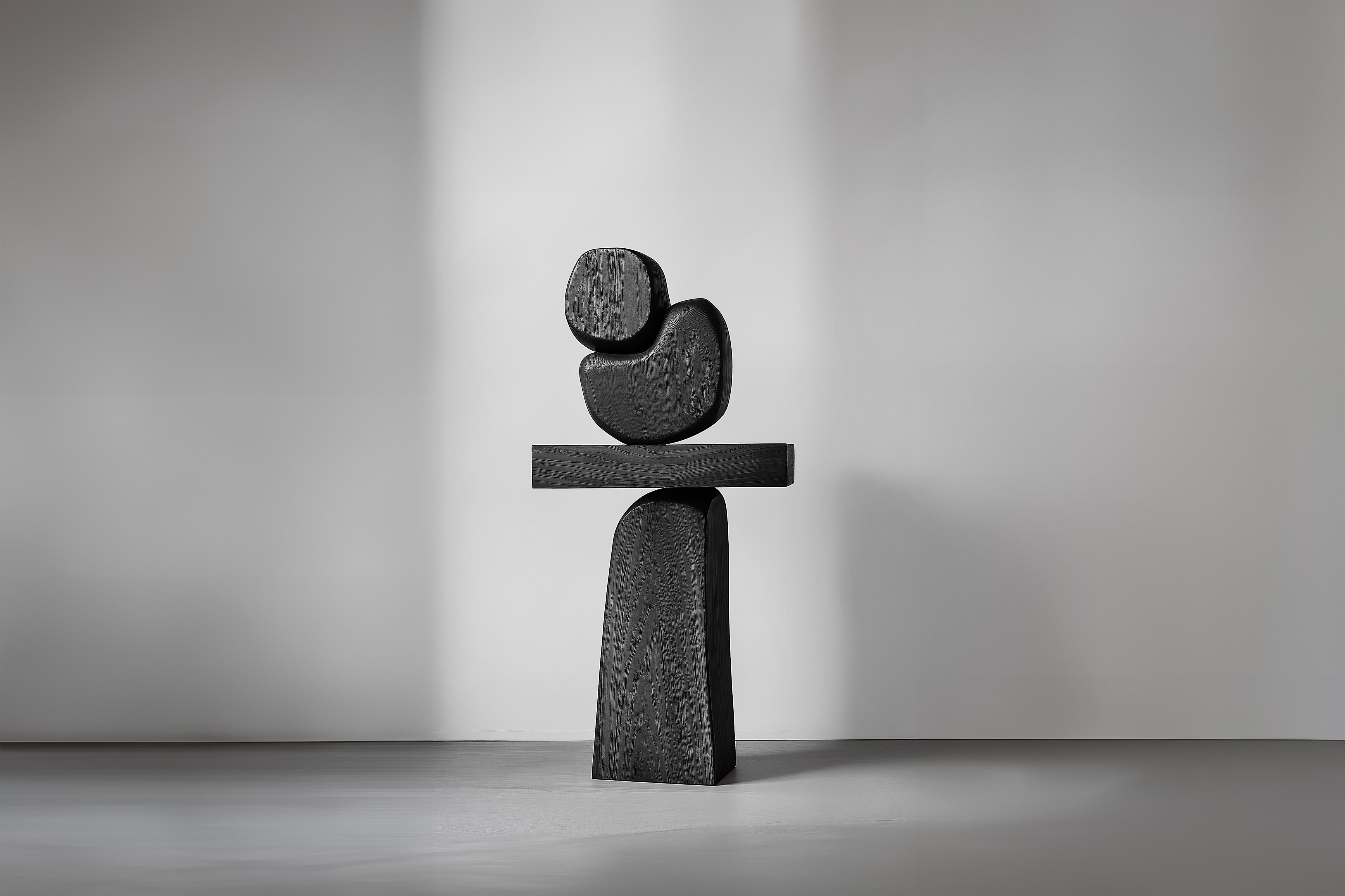 Lull No103 Escultura moderna de madera - Una pieza impactante de NONO Hecho a mano en venta