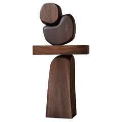 Lull No103 Escultura moderna de madera - Una pieza impactante de NONO