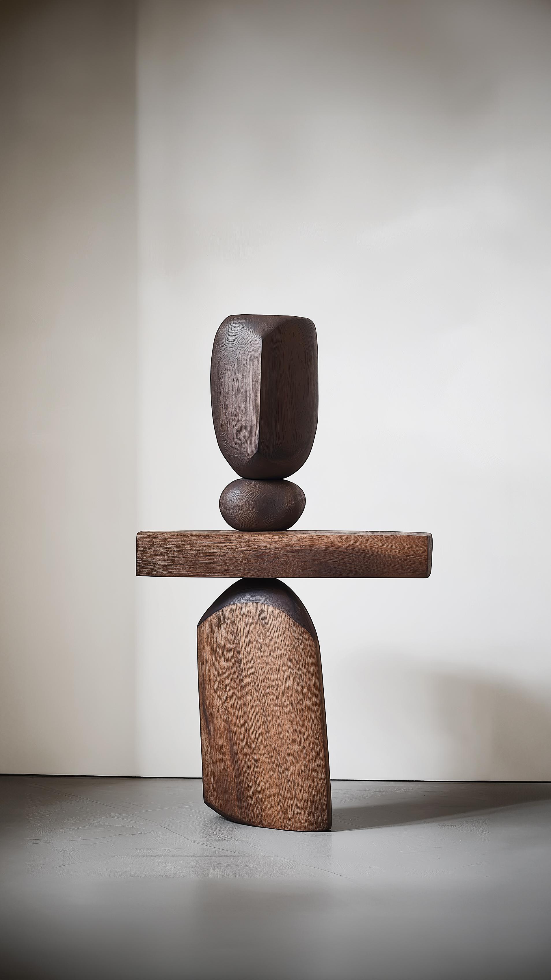 Messicano Scultura Totem in legno Lull No106 per l'arredamento contemporaneo - Design di Joel Esca in vendita