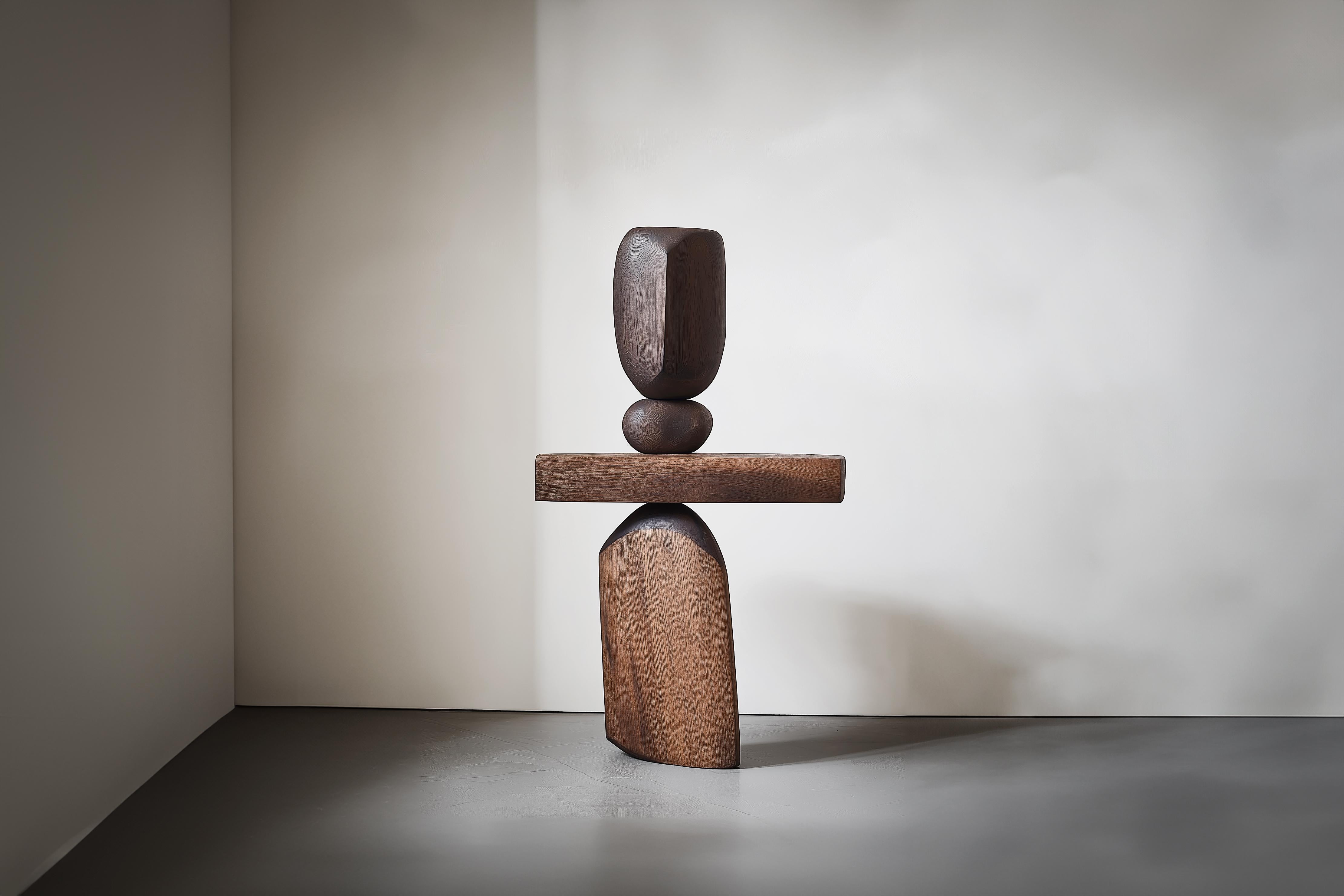 Moderno Scultura Totem in legno Lull No106 per l'arredamento contemporaneo - Design di Joel Esca in vendita