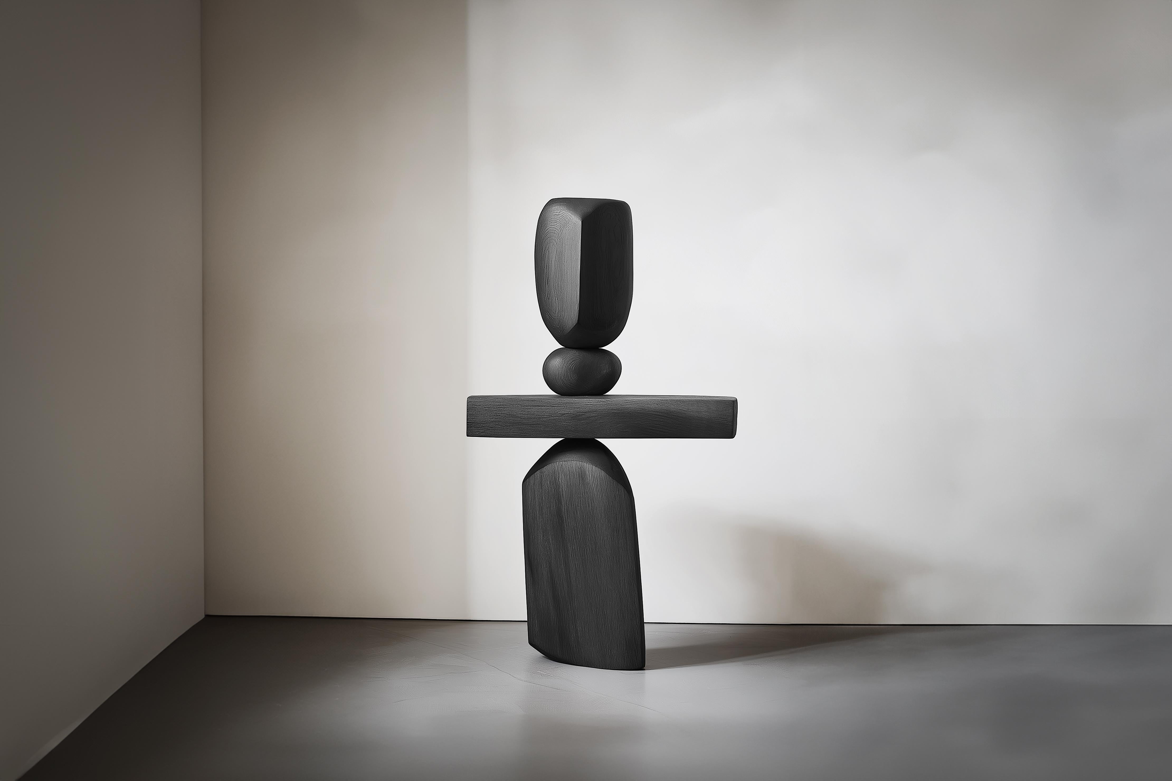 Fatto a mano Scultura Totem in legno Lull No106 per l'arredamento contemporaneo - Design di Joel Esca in vendita