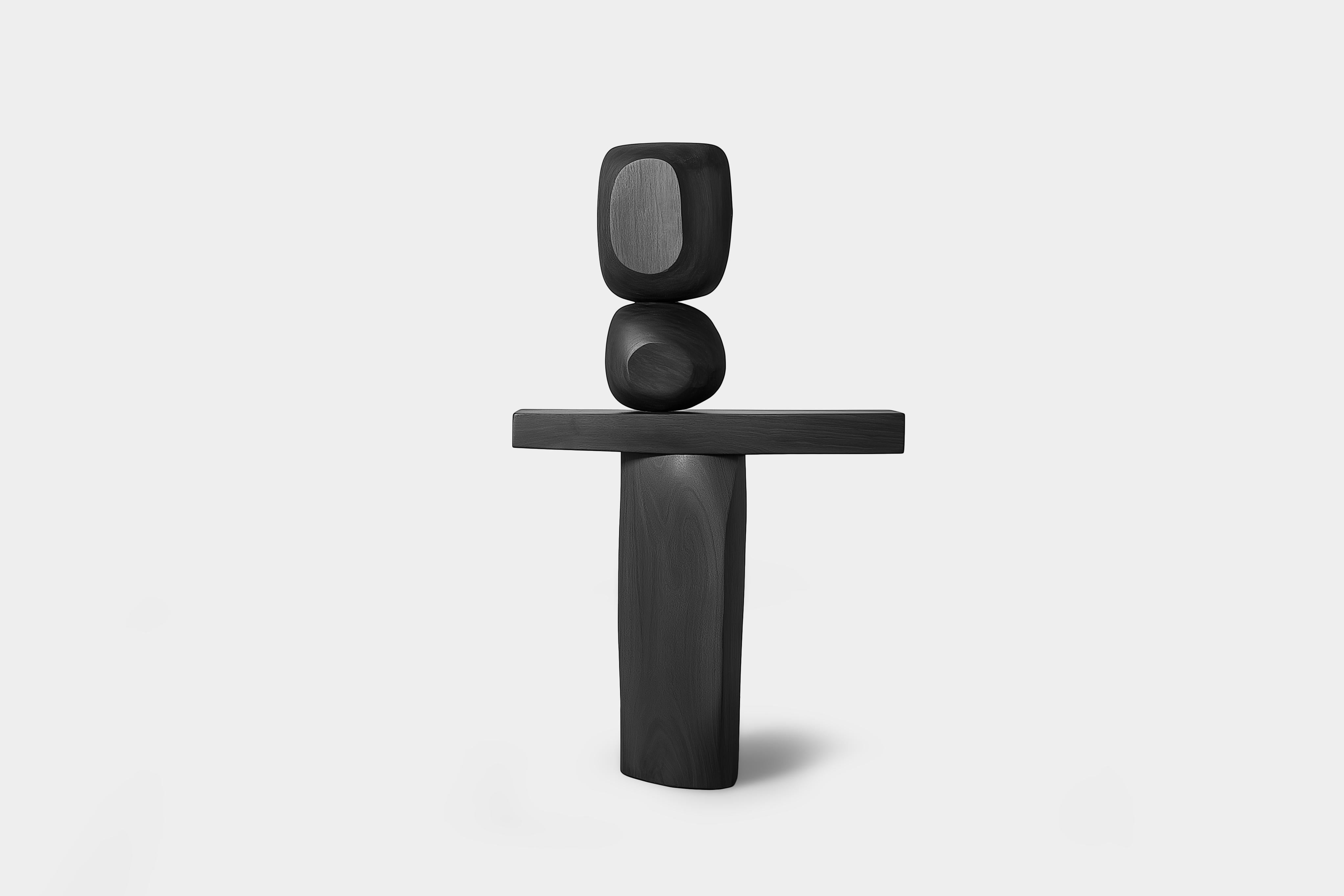 Mexican Sculptural Accent Lull No107 – Handcrafted Wooden Sculpture by NONO For Sale