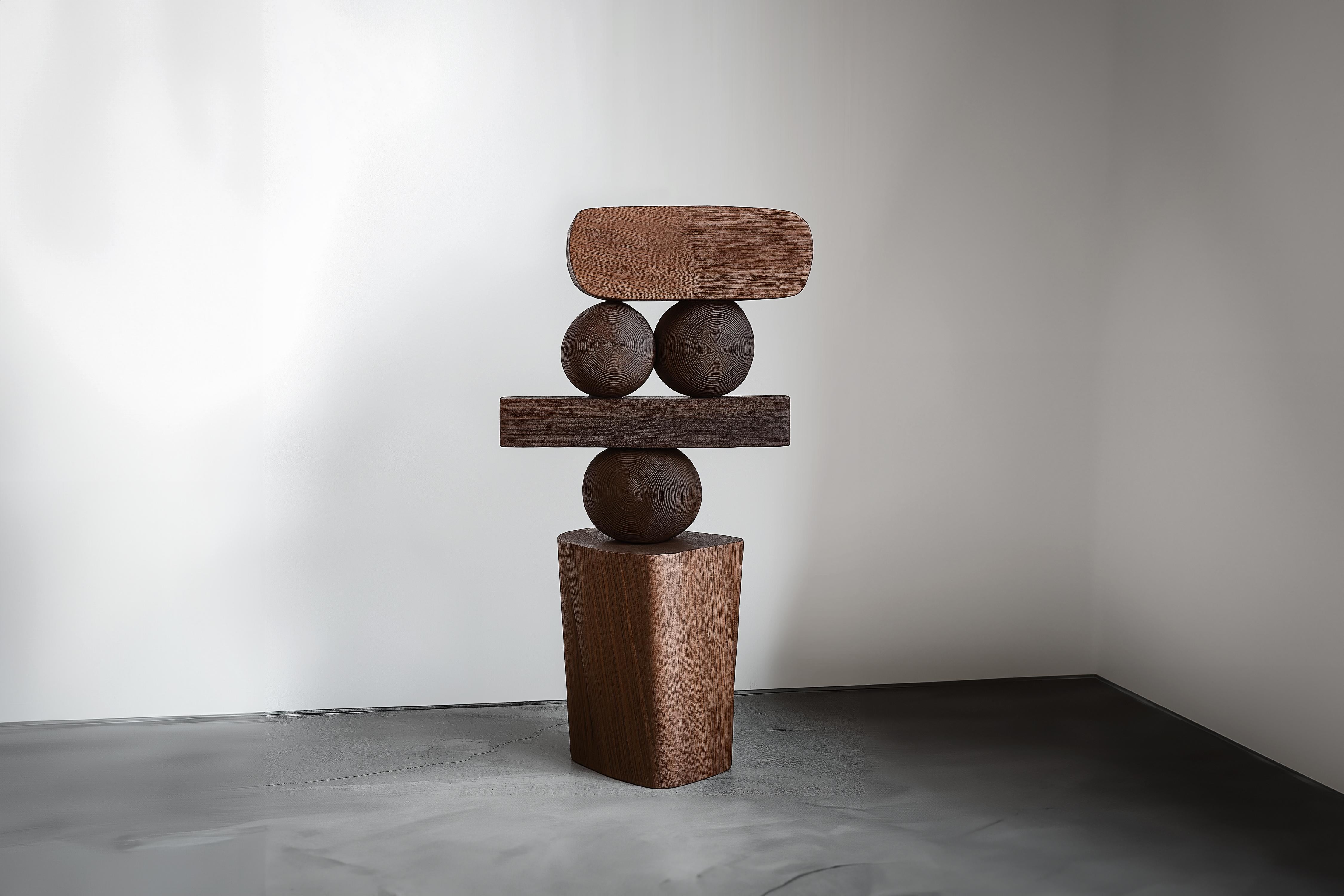 Sculpture en bois de luxe Lull No109 - Pièce d'art de NONO pour les maisons modernes


---
L'équilibre et la tension sont au cœur de ces sculptures. Le jeu entre les formes lisses et arrondies et les bases solides et angulaires crée un équilibre