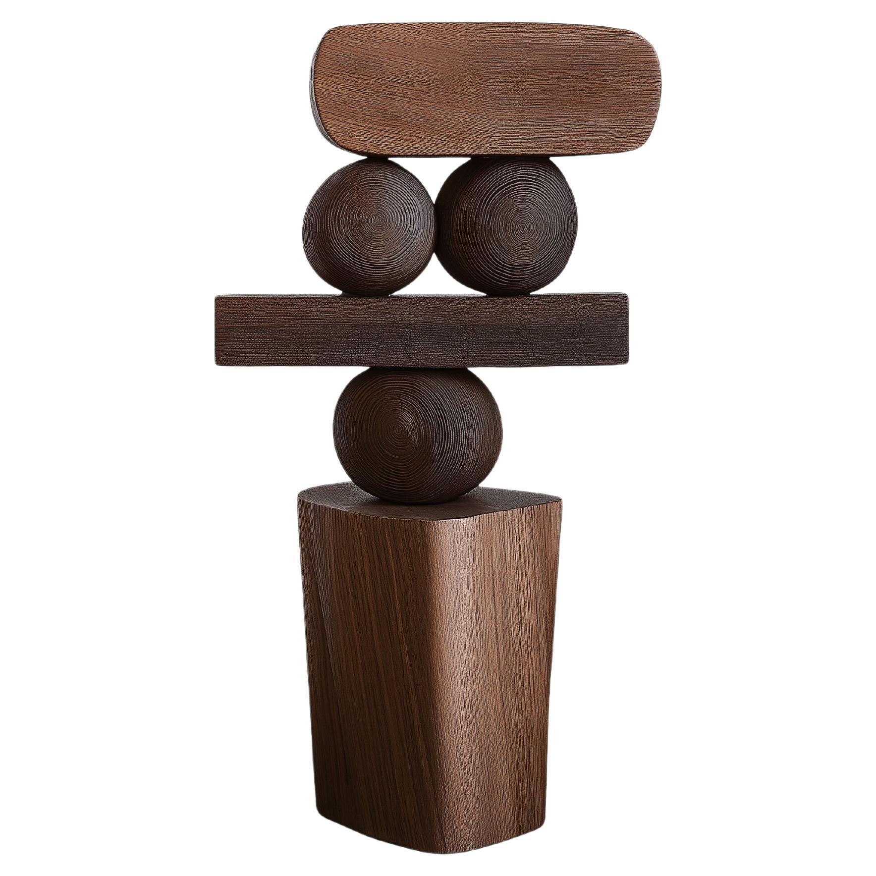 Sculpture en bois de luxe Lull No109 - Pièce d'art de NONO pour les maisons modernes