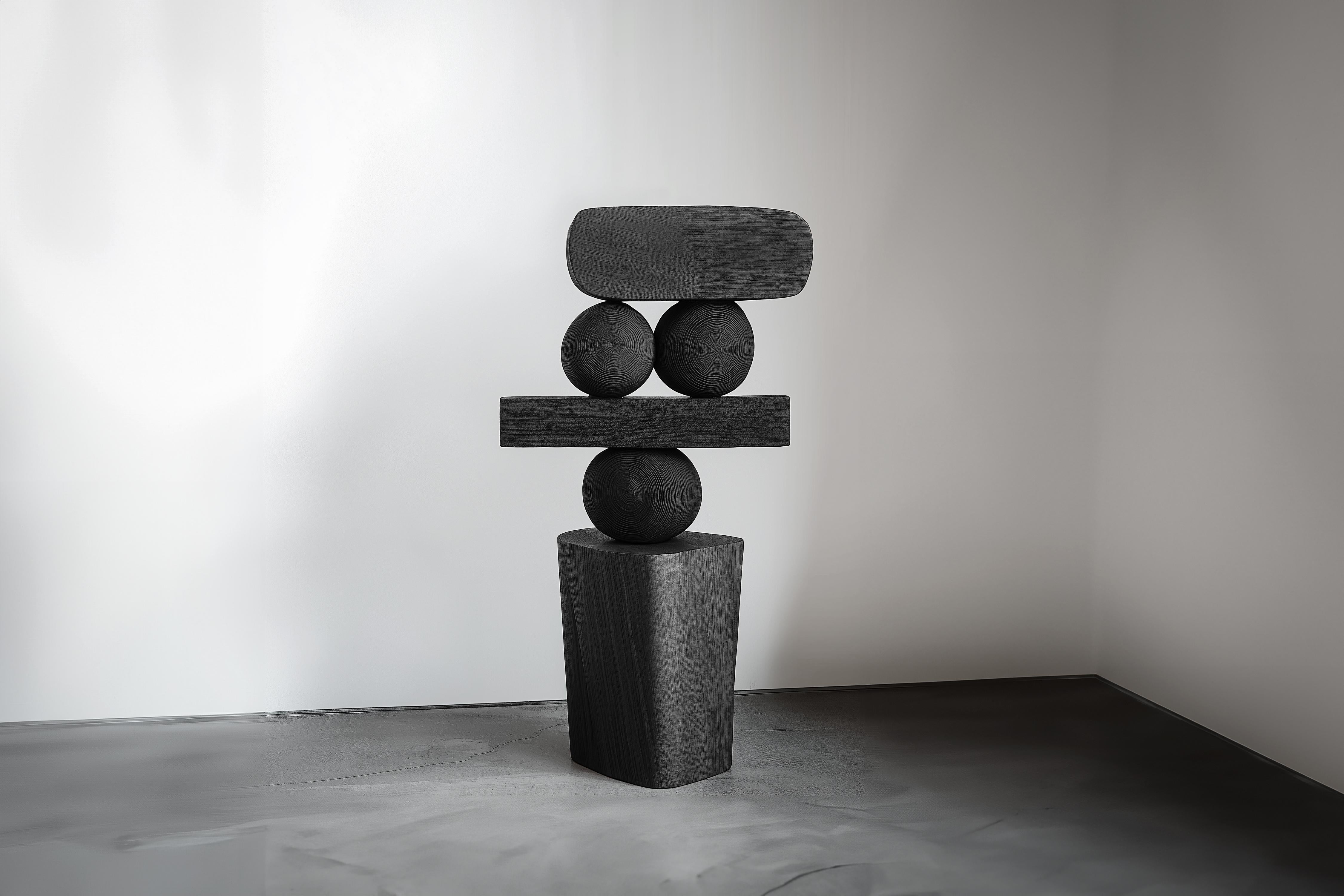 Fait main Sculpture en bois de luxe Lull No109 - Pièce d'art de NONO pour les maisons modernes en vente