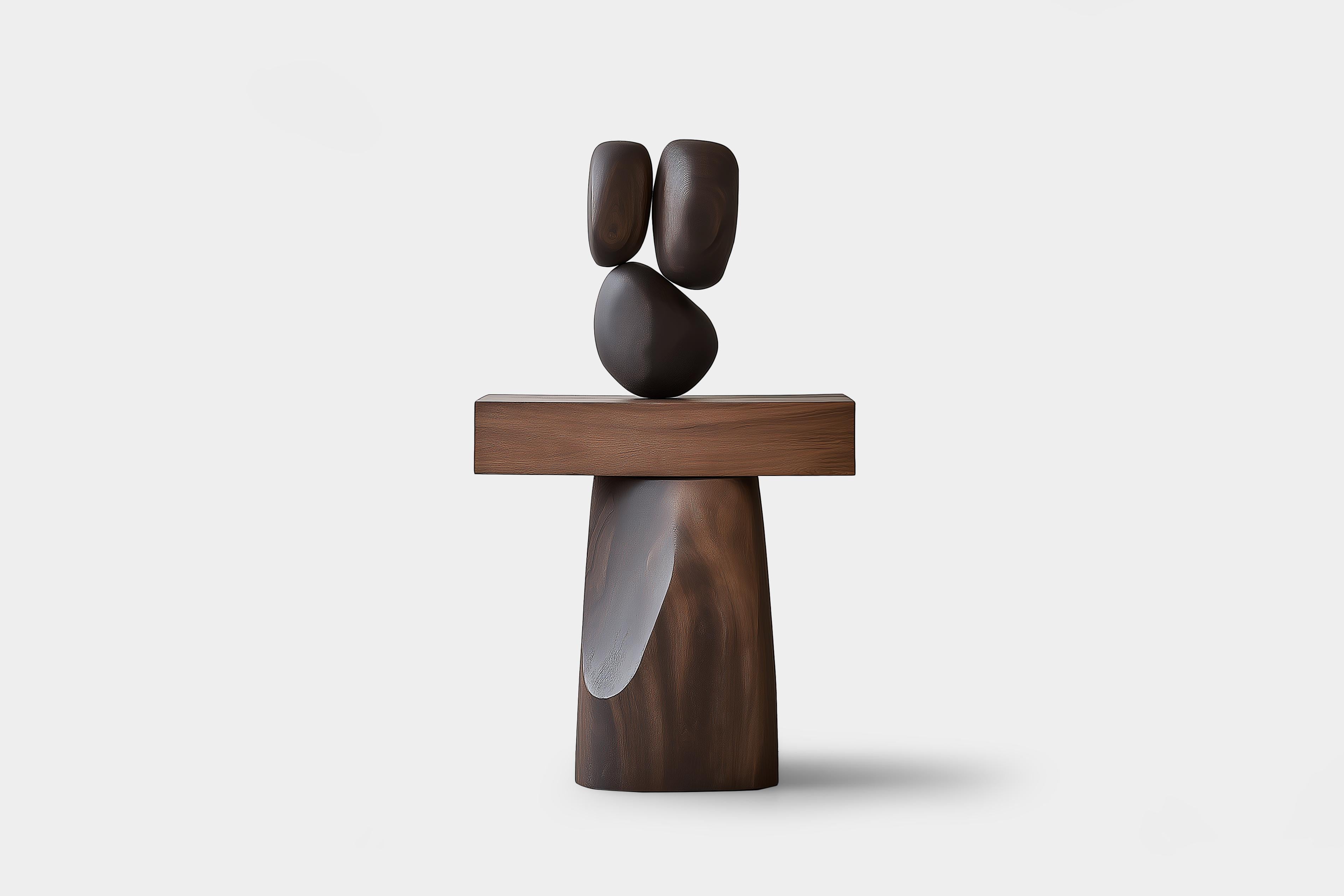 Lull No110 Minimalist Wooden Sculpture for Luxury Interiors – Designed by Joel Escalona

———
Balance and tension are at the core of these sculptures. The interplay between the smooth, rounded forms and solid, angular bases creates a delicate