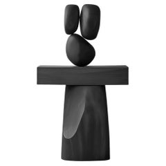 Lull No110 Escultura minimalista de madera para interiores de lujo - Diseñada por Joel E