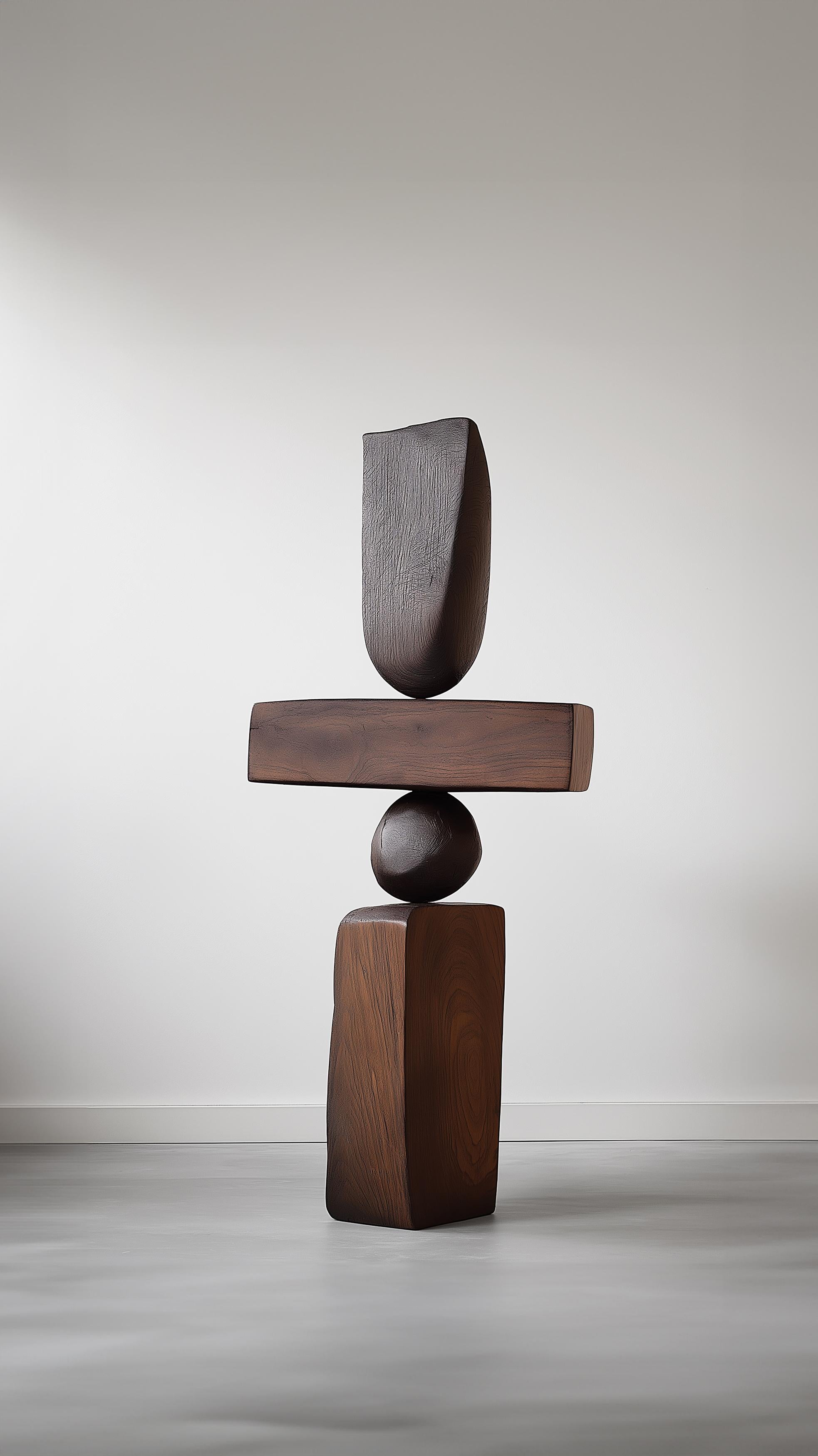 Messicano Lull No120 Scultura contemporanea in legno di Joel Escalona - Ideale per H. H. in vendita