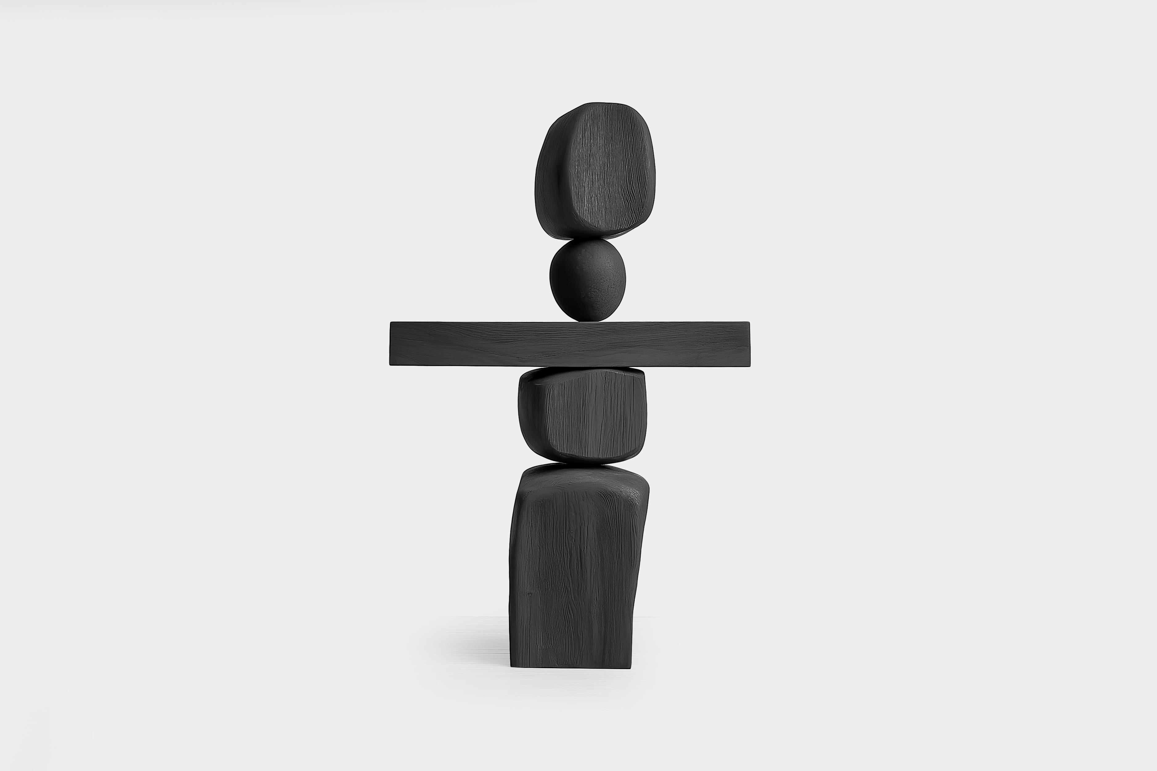 Lull No122 Escultura minimalista de madera de Joel Escalona - Perfecta para un ambiente moderno en venta
