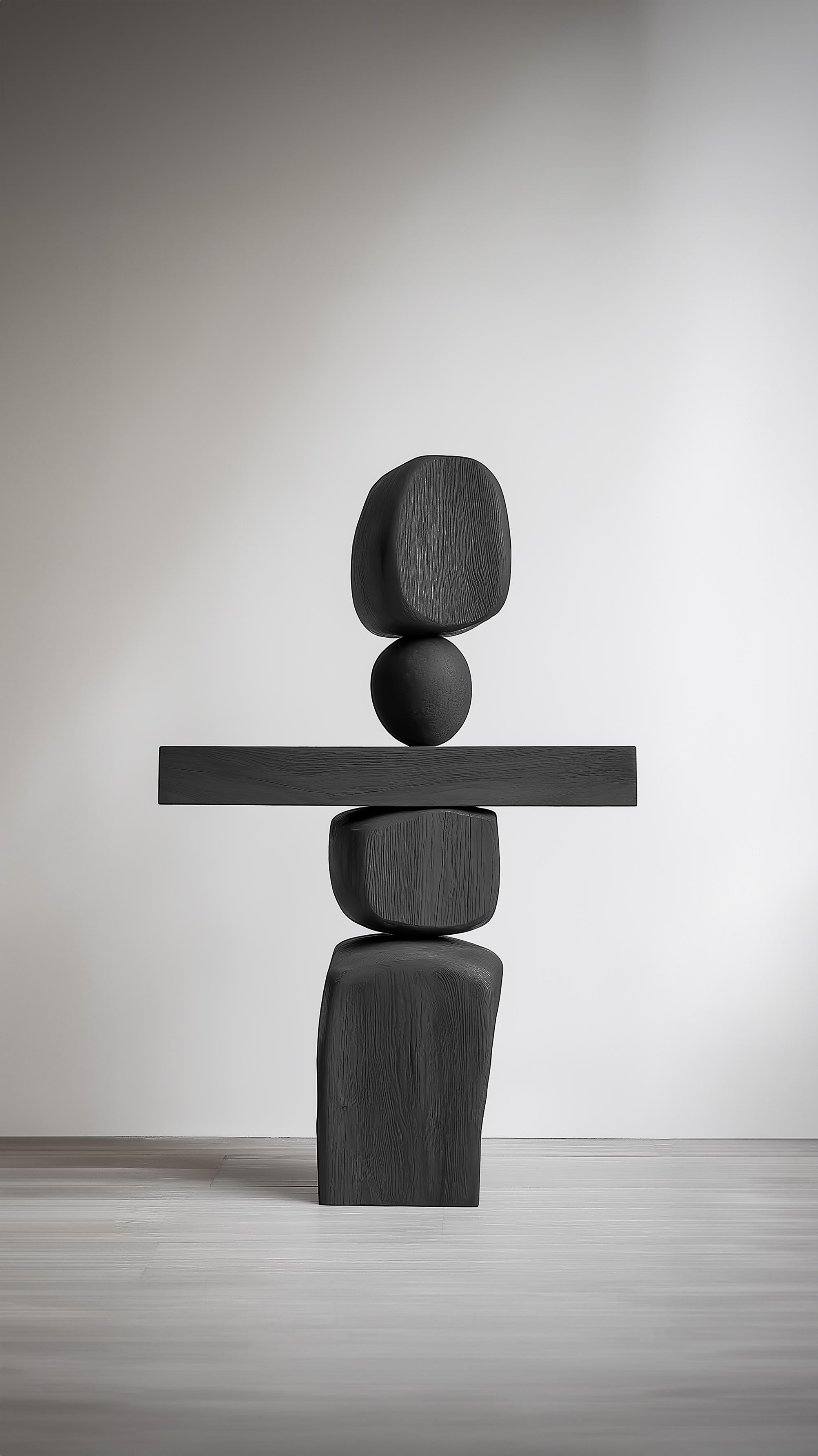 Lull No122 Escultura minimalista de madera de Joel Escalona - Perfecta para un ambiente moderno en Nuevo estado para la venta en Ciudad de México, CDMX