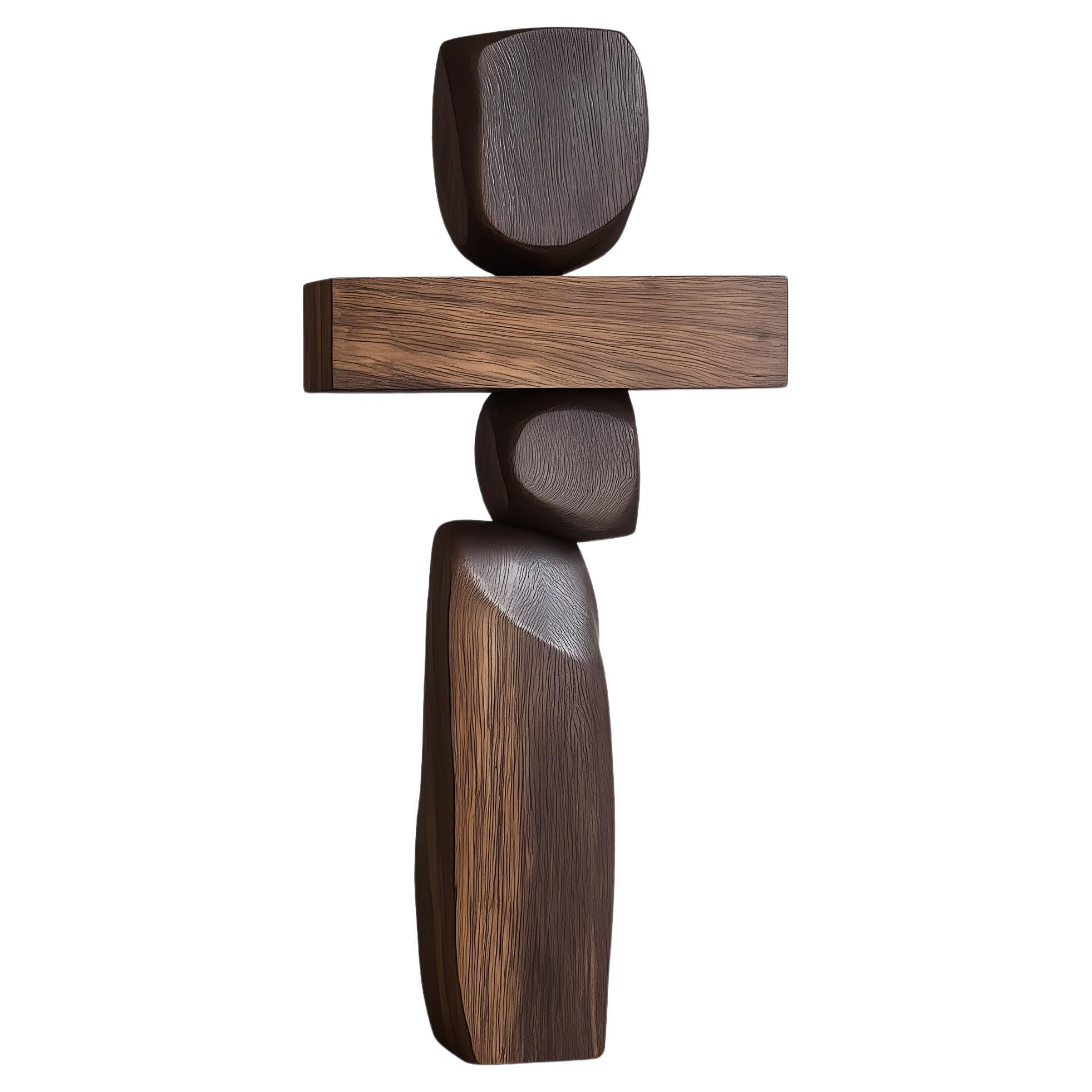 Decorative Wooden Sculpture Lull No123 – Handcrafted by NONO for Contemporary Ho