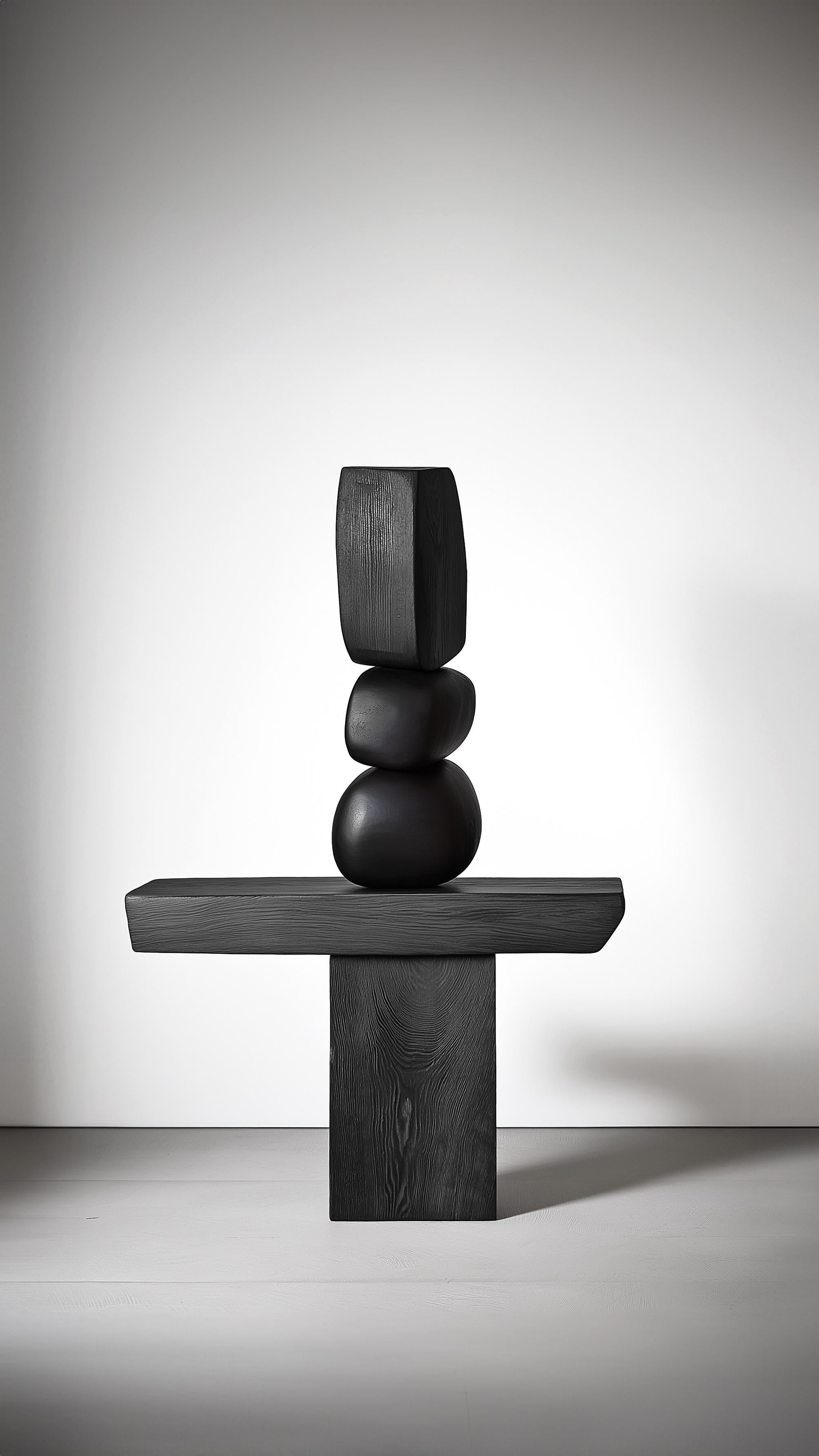 Scultura Totem in legno Lull No124 di Joel Escalona - Un complemento scultoreo In condizioni Nuovo in vendita a Ciudad de México, CDMX