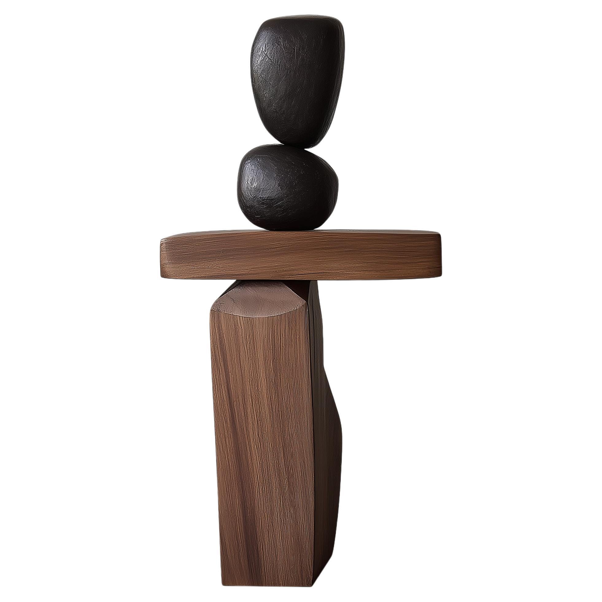 Elemento artístico Lull No129 - Escultura de madera de NONO para interior contemporáneo