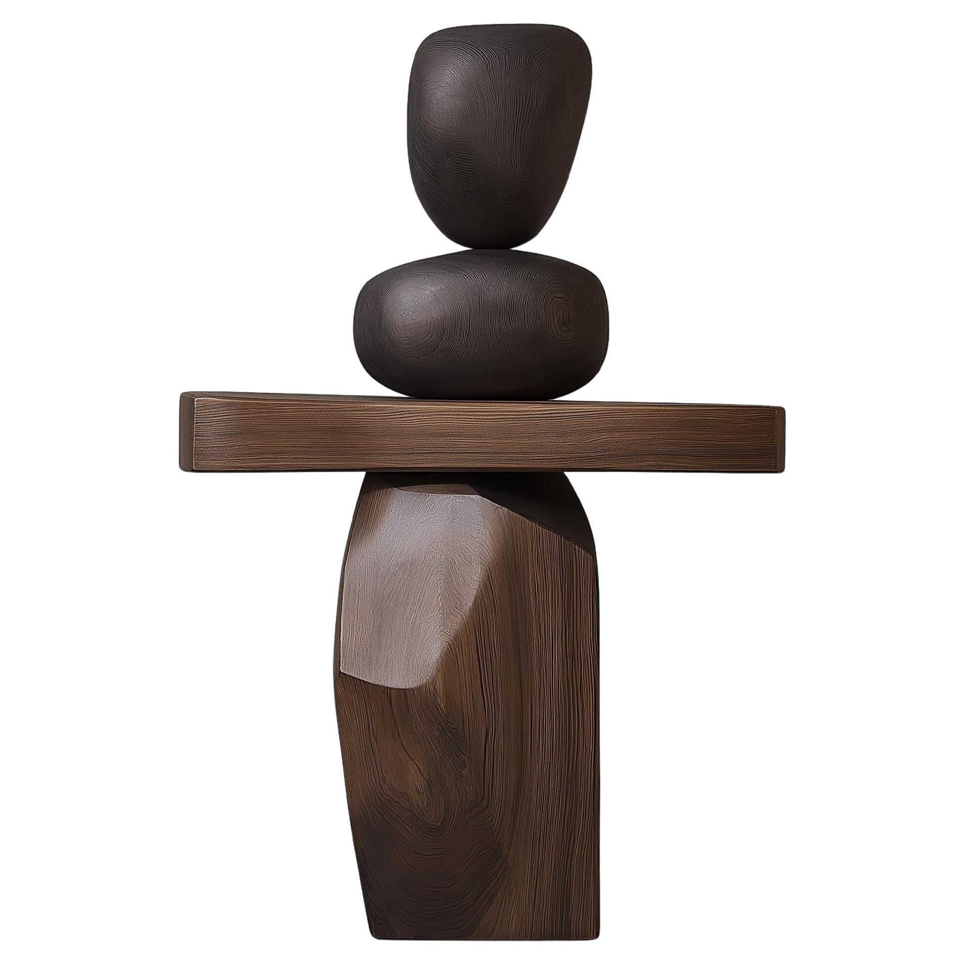Escultura minimalista de madera Lull No131 by NONO - Perfecta para hogares artísticos