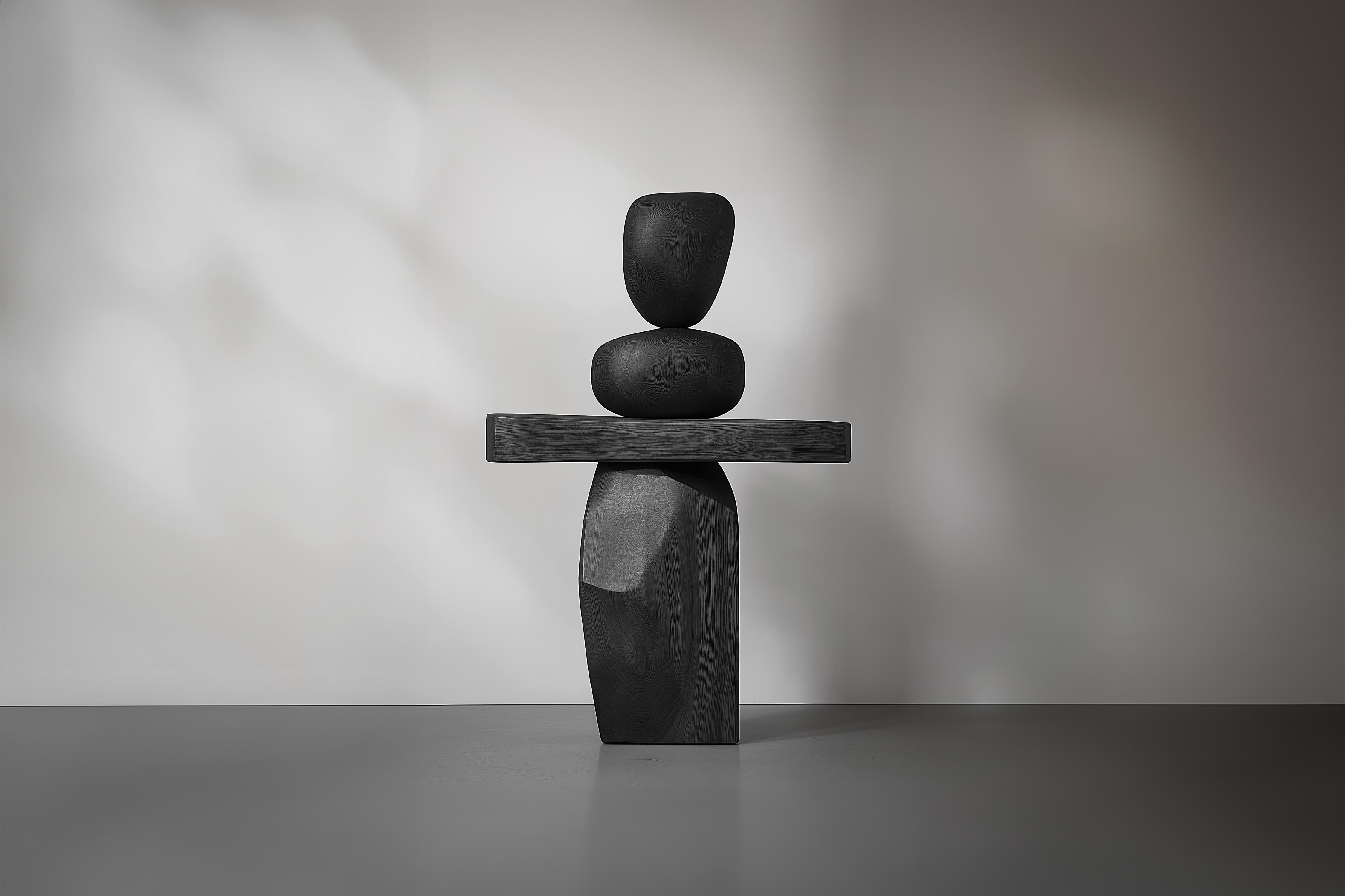 Fatto a mano Scultura minimalista in legno Lull No131 di NONO - Perfetta per case artistiche in vendita
