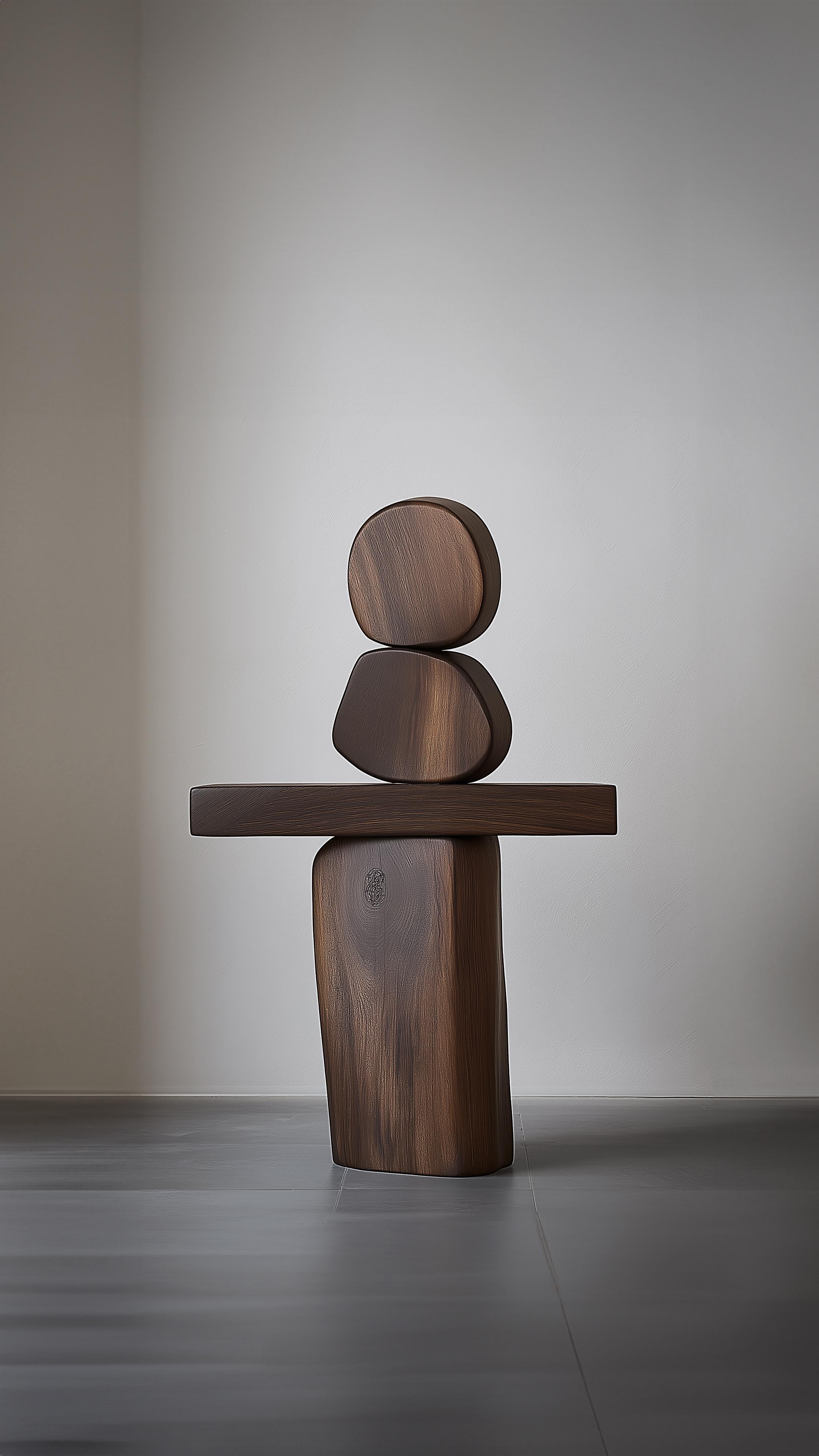 Mexican Contemporary Wooden Sculpture Lull No133 – NONO’s Statement Piece for Modern Spa For Sale