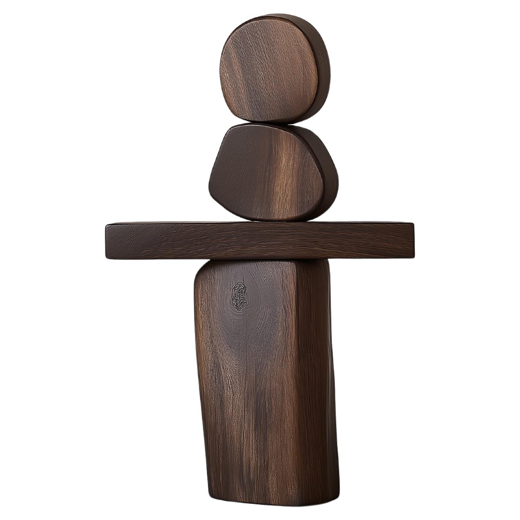 Sculpture contemporaine en bois Lull No133 - Pièce d'identité de NONO pour le spa moderne
