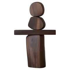 Escultura Contemporánea de Madera Lull No133 - Pieza Decorativa de NONO para Spa Moderno