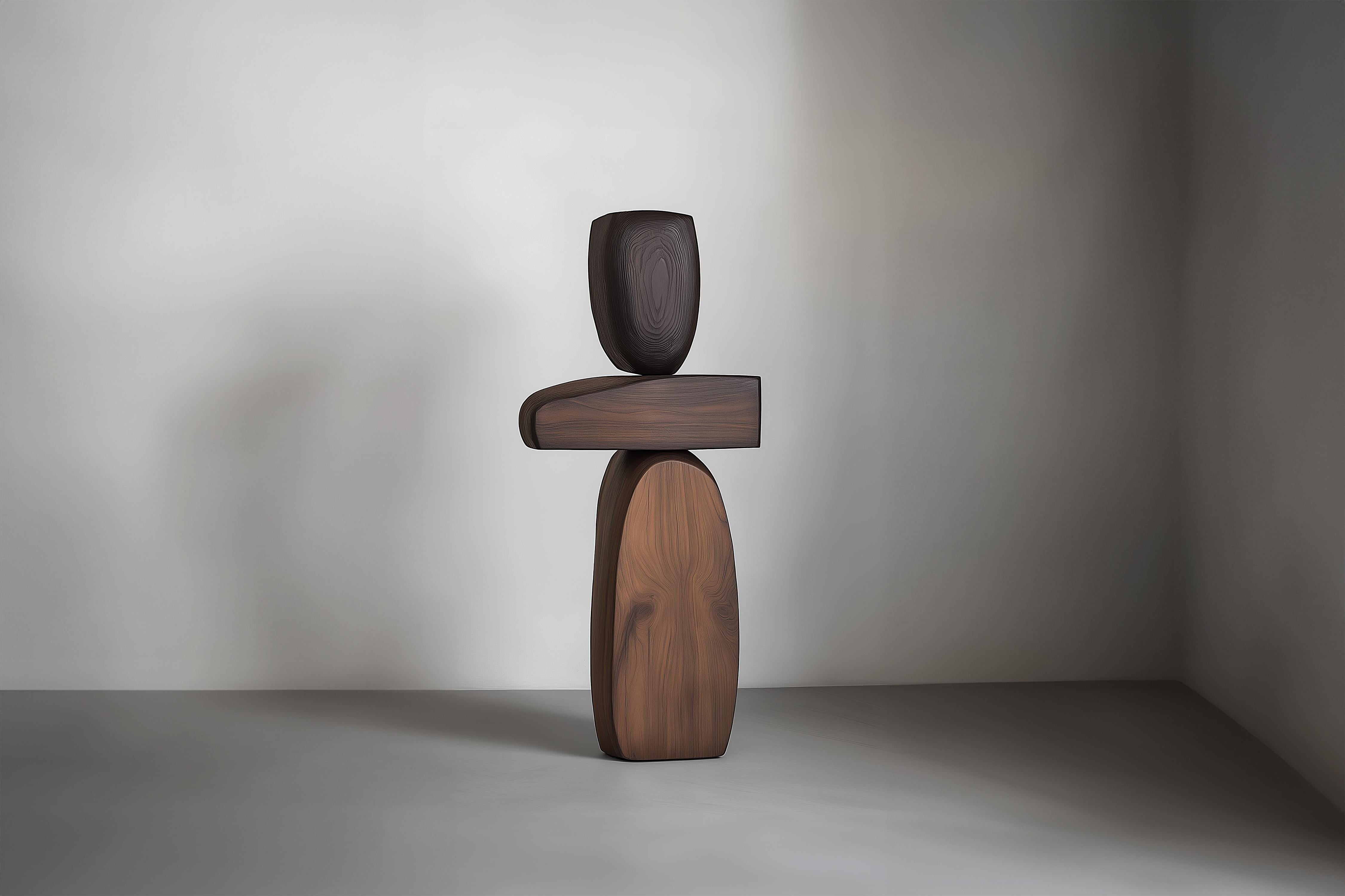 Lull No134 Tótem de Madera Artesanal de Joel Escalona - Ideal para la Decoración Minimalista Moderno en venta