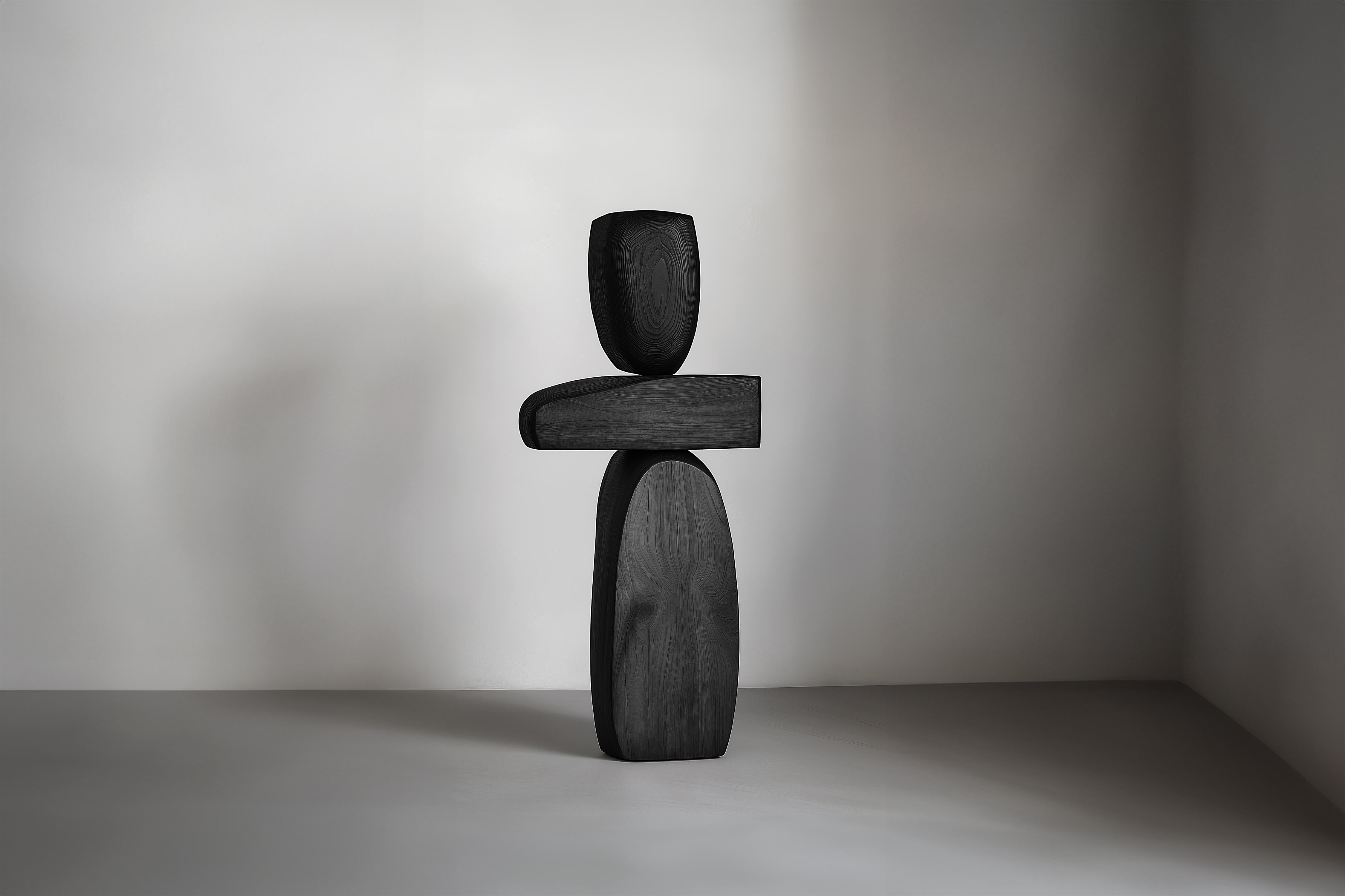 Lull No134 Tótem de Madera Artesanal de Joel Escalona - Ideal para la Decoración Minimalista Hecho a mano en venta