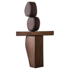 Escultura geométrica de madera Lull No135 - Pieza de arte de NONO para interiores de lujo